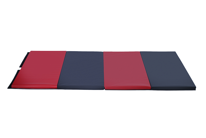folding-gym-mat-red-black folding-gym-mat-red-black
